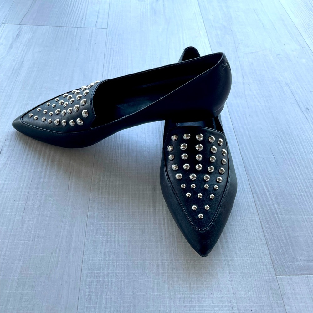 Never Worn Marc Fisher Studded Flats - Picture 3 of 4